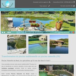 Transformation, piscine biologique – Hérault