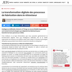 La transformation digitale des processus de fabrication dans le rétroviseur