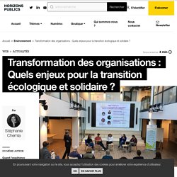 Transformation des organisations : Quels enjeux pour la transition écologique et solidaire ? - Horizonspublics.fr