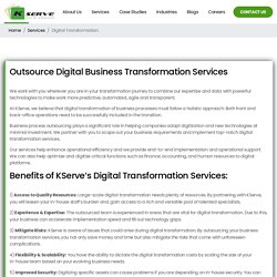 Digital Business Transformation Outsourcing Services