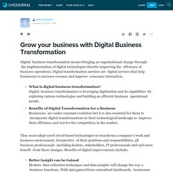 Grow your business with Digital Business Transformation: t24corebankin