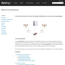 Comment transformer votre Synology DiskStation en serveur de messagerie - Tutorials