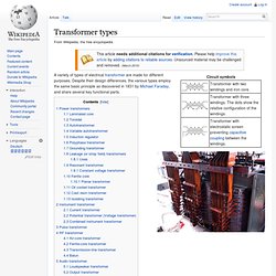 Transformer types