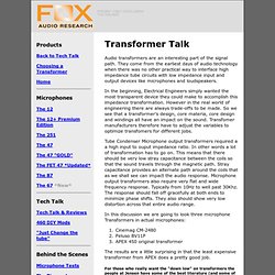 Transformer Talk