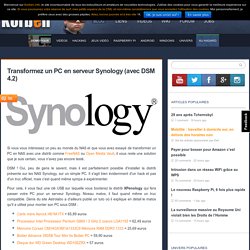 Transformez un PC en serveur Synology (avec DSM 4.2)