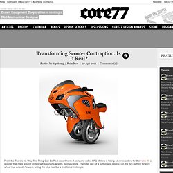 Transforming Scooter Contraption: Is It Real?
