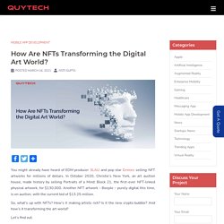 NFTs Transforming the Digital Art World