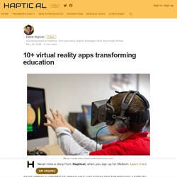 10+ virtual reality apps transforming education – Haptical