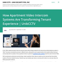 How Apartment Video Intercom Systems Are Transforming Tenant Experience