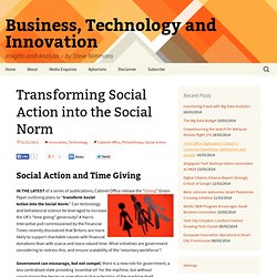 Transforming Social Action into the Social Norm