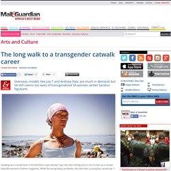 The long walk to a transgender catwalk career