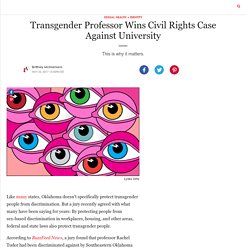 Transgender Professor Wins Civil Rights Case Against University