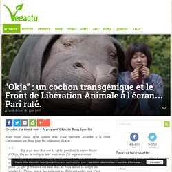 “Okja” : un cochon transgénique et le Front de Libération Animale à l’écran… Pari raté. – Vegactu