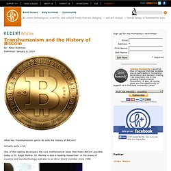 Transhumanism and the History of BitCoin
