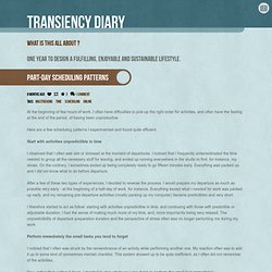 Transiency Diary