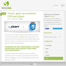 Transit : gérer ses animations CSS3 avec jQuery