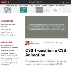 CSS Transition e CSS Animation