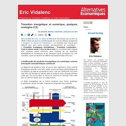 Eric Vidalenc » Blog Archive » Transition énergétique et numérique, quelques analogies (1/2)