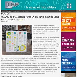 Travail de transition pour la Biennale grenobloise