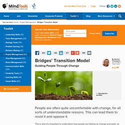 Bridges' Transition Model - Change Management Tools From MindTools.com