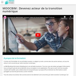 MOOCBIM : Devenez acteur de la transition numérique