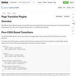 Page Transition Plugins - GitHub