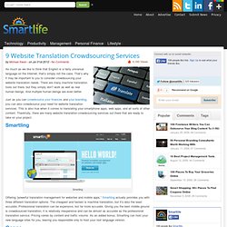 9 Website Translation Crowdsourcing Services