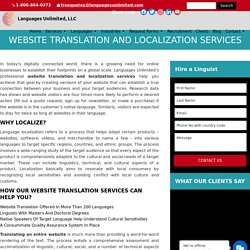 Website Language Translation Services in Florida