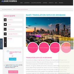 NAATI Translation Service Provider in Brisbane