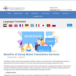 Miami translation services