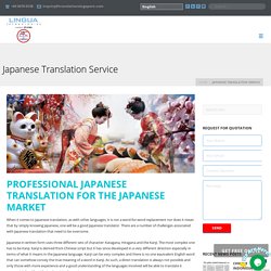 English to Japanese Translation Services in Singapore