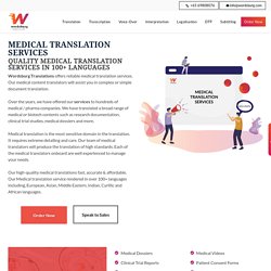 Medical Translation Services - Wordsburg Translations