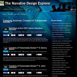Creators of Transmedia Stories™ – The Narrative Design Explorer™
