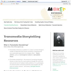 Multi Platform Storytelling : Transmedia Storytelling Resources