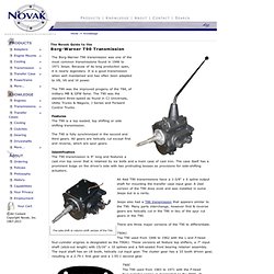 The Borg-Warner T90 Transmission - Novak Conversions