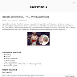 Hepatitis B: Symptoms, Types, and Transmission – drvikassingla