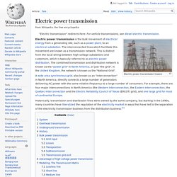 Electric power transmission - Wikipedia