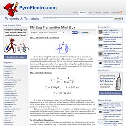 FM Bug Transmitter Mint Box - Theory