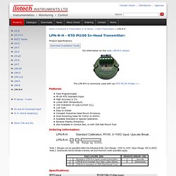 LPN-R-H - In Head RTD Pt100 Transmitter