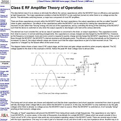 Class E Transmitters - Theory of Operation