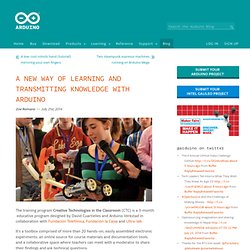 A new way of learning and transmitting knowledge with Arduino