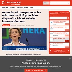 Amendes et transparence: les solutions de l'UE pour faire disparaître l'écart salarial hommes/femmes