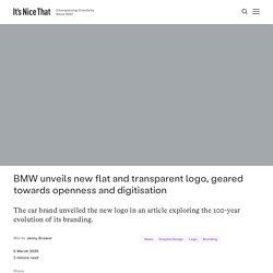BMW unveils new flat and transparent logo, geared towards openness and digitisation