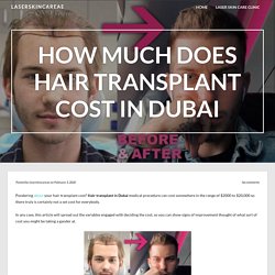 How Much does Hair Transplant Cost in Dubai – Laserskincareae