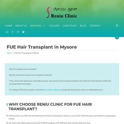 FUE Hair Transplant in Mysore - View Cost & Results