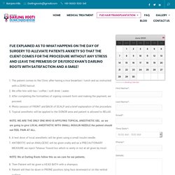 Best Fue Hair Transplantation clinic Hyderabad – Darlingroots