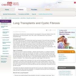 Lung Transplants and Cystic Fibrosis