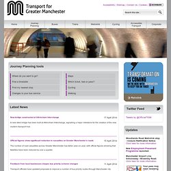 GMPTE - Public Transport information for Greater Manchester, UK