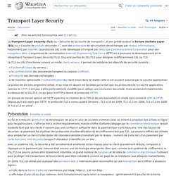 Transport Layer Security