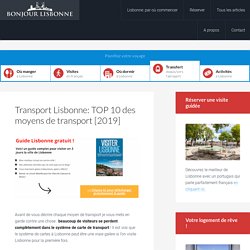 Transport Lisbonne: TOP 10 des moyens de transport [2019]